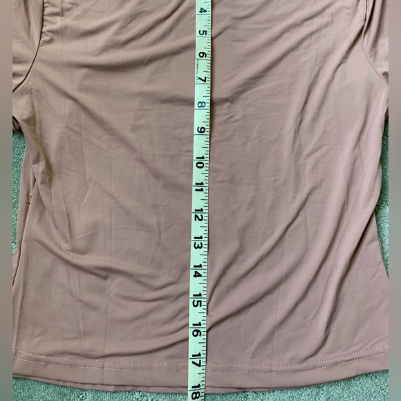 SHEIN BAE 2 Solid Fitted Tee Shirts Ginger & Apricot size M - Picture 7 of 8